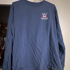 Simply Southern Navy Medium Shirt